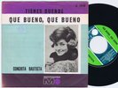 CONCHITA BAUTISTA Que Bueno Que Bueno Danish 45PS 1965 eurovision