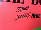 SIGNED VINYL record STEVE JONES here's the sex pistols NEVER BOLLOCKS punk 1977
