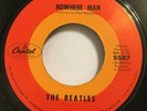 THE BEATLES / NOWHERE MAN - WHAT GOES ON / CAPITOL DOME TARGET LABEL / 1969 RARE