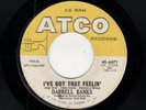 NORTHERN SOUL-DARRELL BANKS-ATCO 6471-I'VE GOT THAT FEELIN'/HERE COME THE TEARS