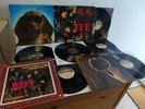 5 X KISS LP ALIVE II / CRAZY NIGHTS / THE ELDER / HOT IN THE SHADE / I WAS MADE