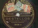 IGNACIO CORSINI - 78 RPM - DESTELLOS / TRAGO AMARGO - DISCO NACIONAL 18436