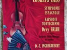 Devy ERLIH / LALO Symphonie Espagnole INGHELBRECHT RARE DUCRETET LP 320C124 Ed.1