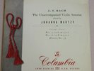 BACH Unaccompanied Violin Sonatas Nos 5 and 6 JOHANNA MARTZY Columbia 33CX 1288