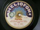 Czech Orchestra Florida & Ritorna 78 RPM Heliofon Czechoslovakia
