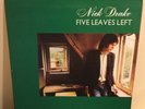 Nick Drake - Five Leaves Left UK First Press Misprint Cover Island Pink Label