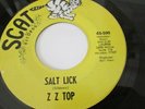 ZZ TOP  1970 ORIGINAL GARAGE PSYCH HARD ROCK 45 SCAT LABEL SALT LICK