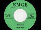 RARE DOOWOP-FIVE DISCS-EMGE 1004-I REMEMBER/THE WORLD IS A BEAUTIFUL PLACE