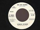 BEATLES RINGO STARR   NO  NO SONG / SNOOKEROO   1974 APPLE WLP PROMO MONO/MONO