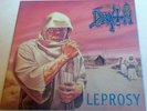 DEATH Leprosy LP 1988 Under One Flag FLAG 24 printed inner sleeve with lyrics