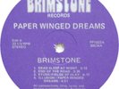 Brimstone – Paper Winged Dreams 1973 nice EX+/M- rare private Ohio psych rock Lp