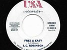 Modern Soul Boogie 45 L.C. ROBINSON Free & Easy Cecil Lyde Homeboy COL HEAR