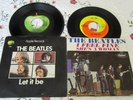 2 Beatles Vinyl 45s w/Picture Sleeves-Let It Be & I Feel Fine