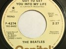 THE BEATLES / GOT TO GET YOU INTO MY LIFE / CAPITOL PROMO P-4274