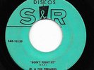Tex Mex Soul Funk 45 JR & THE PRELUDES Don't Fight It/Noches Y Dias Perdidos S&R