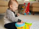 Beat Bop Baby Electronic Bongo Drums With Three Fun Rhythm Skills 2 AA Batteries