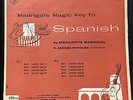 1953 Madrigal's Magic Schlüssel Zum Spanisch 1 & 2 VG+ 2 LP W/ Buch Selten Andy
