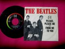 THE BEATLES  Please Me / From Me to You  45 rpm w/ Picture Sleeve  Vee-Jay 581