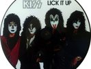 KISS 'Lick It Up' rare promo picture-disc vinyl LP, MAKE UP SLEEVE