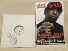 KOOL G RAP signed erase racism Test Pressing Record & show flyer signed