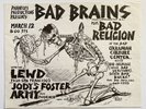 Rare 1982 Bad Brains Flyer Shawn Kerri Black Flag Religion Punk Poster