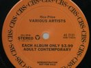 CBS NICE PRICE 1985 Sampler LP (Paul McCartney-Neil Diamond-Billy Joel-Chicago)