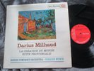 MILHAUD CREATION DU MONDE Suite Provencale CHARLES MUNCH RCA SB 6511 LDS 2625 UK