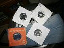FOUR 45rpm SINGLES BIG BOPPER RITCHIE VALENS ROLLING STONES PETER & GORDON BUDDY