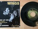 RARE FRENCH SP THE BEATLES WINGS LIVE AND LET DIE- I LIE AROUND