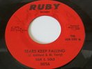 NORTHERN SOUL WIGAN R&B RUBY  LOVE IS NOT GAME TEARS KEEP FALLING SAM E SOLO