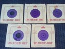 ELVIS PRESLEY 5 x HMV GOLD LABEL 45`s   Inc Heartbreak Hotel .. Blue Sued Shoes.