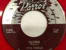 FIVE THRILLS Gloria & Wee Wee Baby RED VINYL Parrot 800 R&B Doo Wop 45 single 7