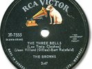 Rare 1959 The BROWNS Pop Vocal 78 RPM Record. The Three Bells