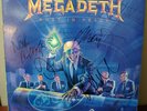 Megadeth Rust In Peace LP 1990 US first press  signed autographed C1-91935