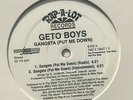 Geto Boys Gangsta (Put Me Down) Vinyl Record Original Hip Hop 1998 Promo