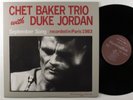 CHET BAKER TRIO/DUKE JORDAN September Song Paris 1983 MARSHMALLOW LP NM japan