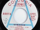 Psych Rock 45 AORTA Strange COLUMBIA VG+ promo HEAR