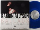 KARRIN ALLYSON Ballads Remembering John Coltrane CONCORD JAZZ 2XLP NM 180g book