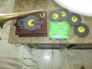 the THORENS GRAMOPHONE with 5 records nice shape