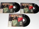 THE FOUR ACES A Merry Christmas with SET of 45's Decca Part 1 2 3 45 rpm RARE