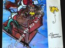 RONALD & CONNIE STENQUIST-FLYIN THROUGH THE AIR WITH SANTA-RARE TITLE-SEALED LP