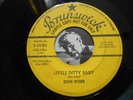 Don Webb-Little Ditty Baby Brunswick 55158 VG Promo Rockabilly