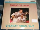 VILAYAT KHAN No.2 MUSIC OF INDIA LP INDIA HMV ASD 539