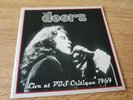 THE DOORS - live  at pbs critique 69  - 7-  - clear vinyl  -