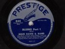 Miles Davis Bluing Part 1 & 2 Prestige 78 846 1951 Bop