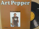 ART PEPPER- Living Legend LP (1976 Contemporary Jazz Vinyl EX+) Hampton Hawes