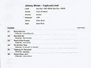 JOHNNY WINTER   CAPTURED LIVE   1976 UK BLUE SKY   TEST PRESSING   NEAR MINT