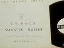 JEAN CHAMPEIL*BACH*SONATES-SUITES*VEGA C 30S 208*with scores*MEGA  RARE *