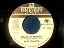ERNIE JOHNSON soul 45 Dreams To Remember / Disco Music Keep On Going On ROWAN nm