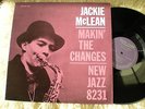 JACKIE McLEAN lp MAKIN' THE CHANGES PRESTIGE NEW JAZZ  NJLP-8231 JAPAN